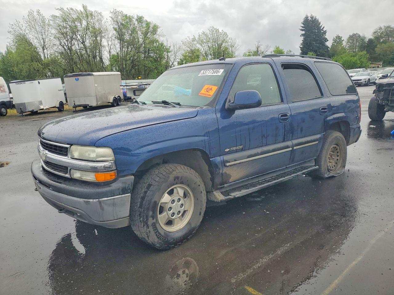 2003 Chevrolet Tahoe LT, VIN 1GNEK13Z13R132420 — Stripped