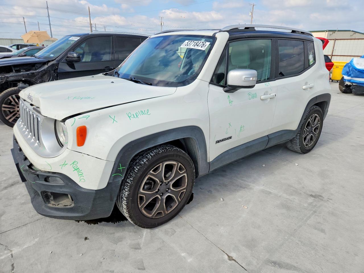 2017 Jeep Renegade Limited, VIN ZACCJADB1HPF30298 — Front end