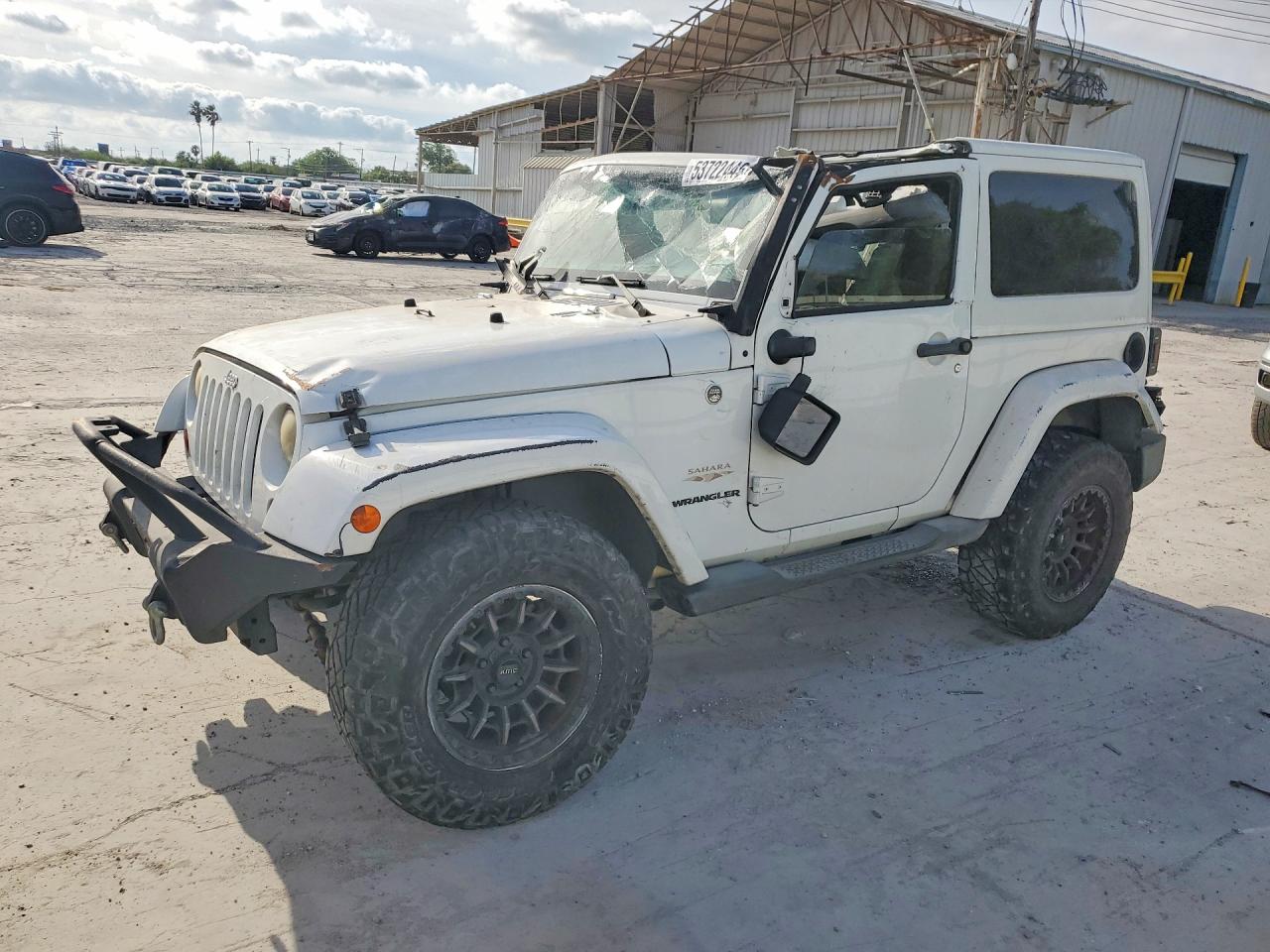 2012 Jeep Wrangler Sahara, VIN 1C4AJWBG7CL106303 — Roof