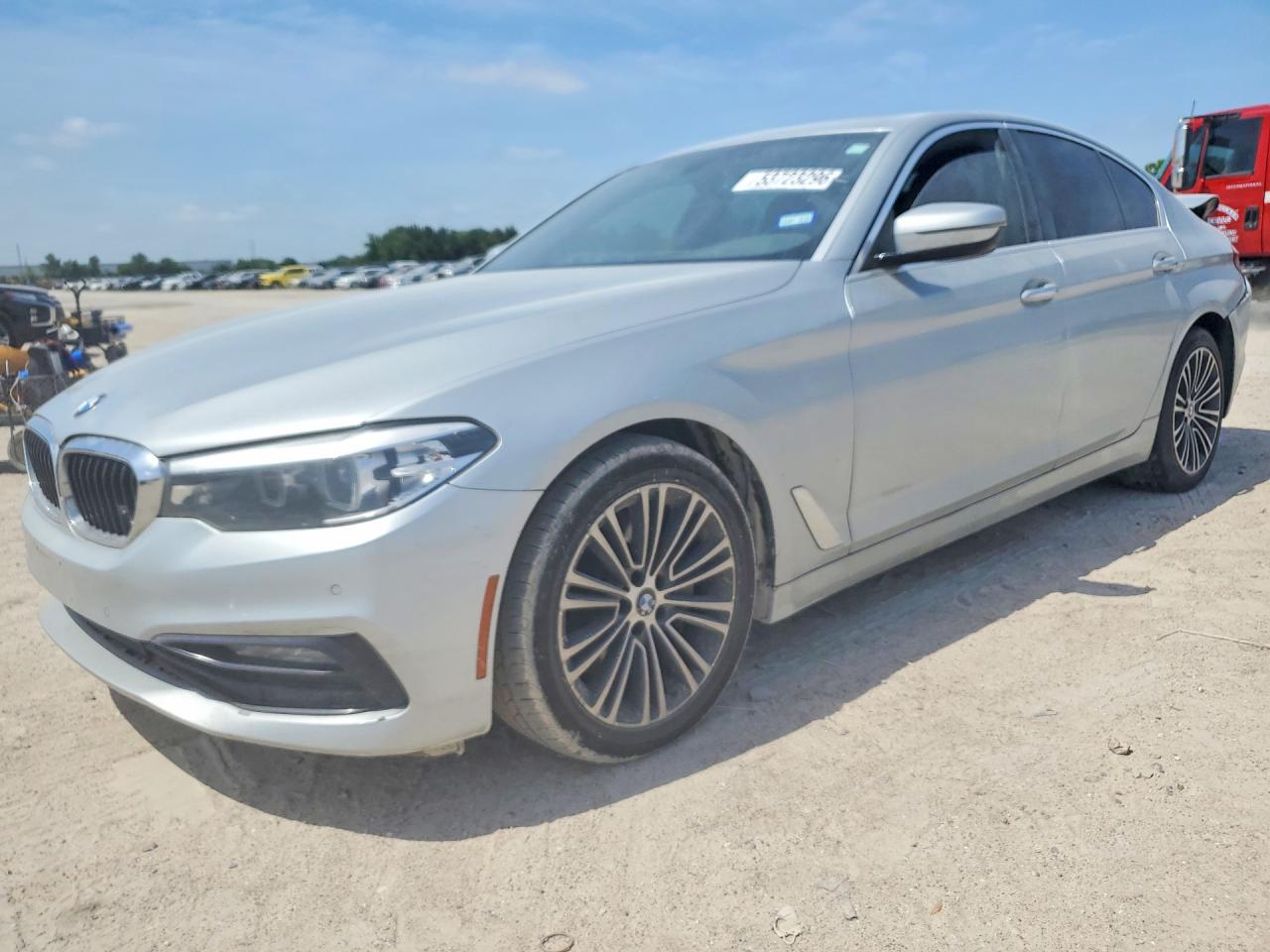 2018 BMW 5 Series 530i, VIN WBAJA5C51JWA57179 — Rear end