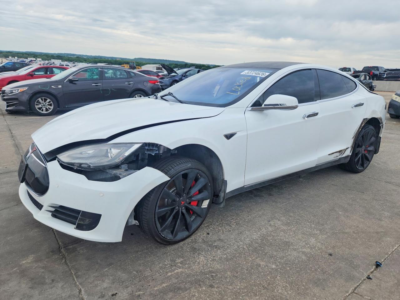 2012 Tesla Model S Performance, VIN 5YJSA1CP7CFP02293 — Перед