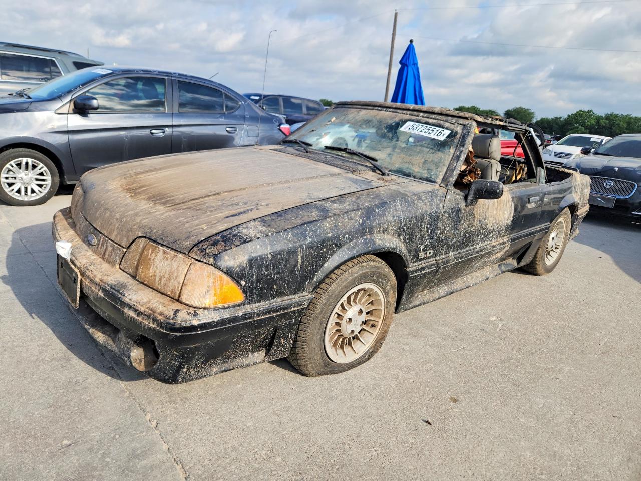 1989 Ford Mustang GT, VIN 1FABP45E8KF285522 — Biohazard / chemical