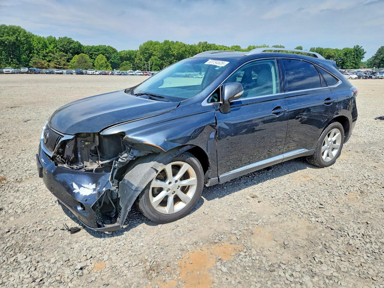 2010 Lexus RX 350, VIN 2T2BK1BA0AC040595 — Front end