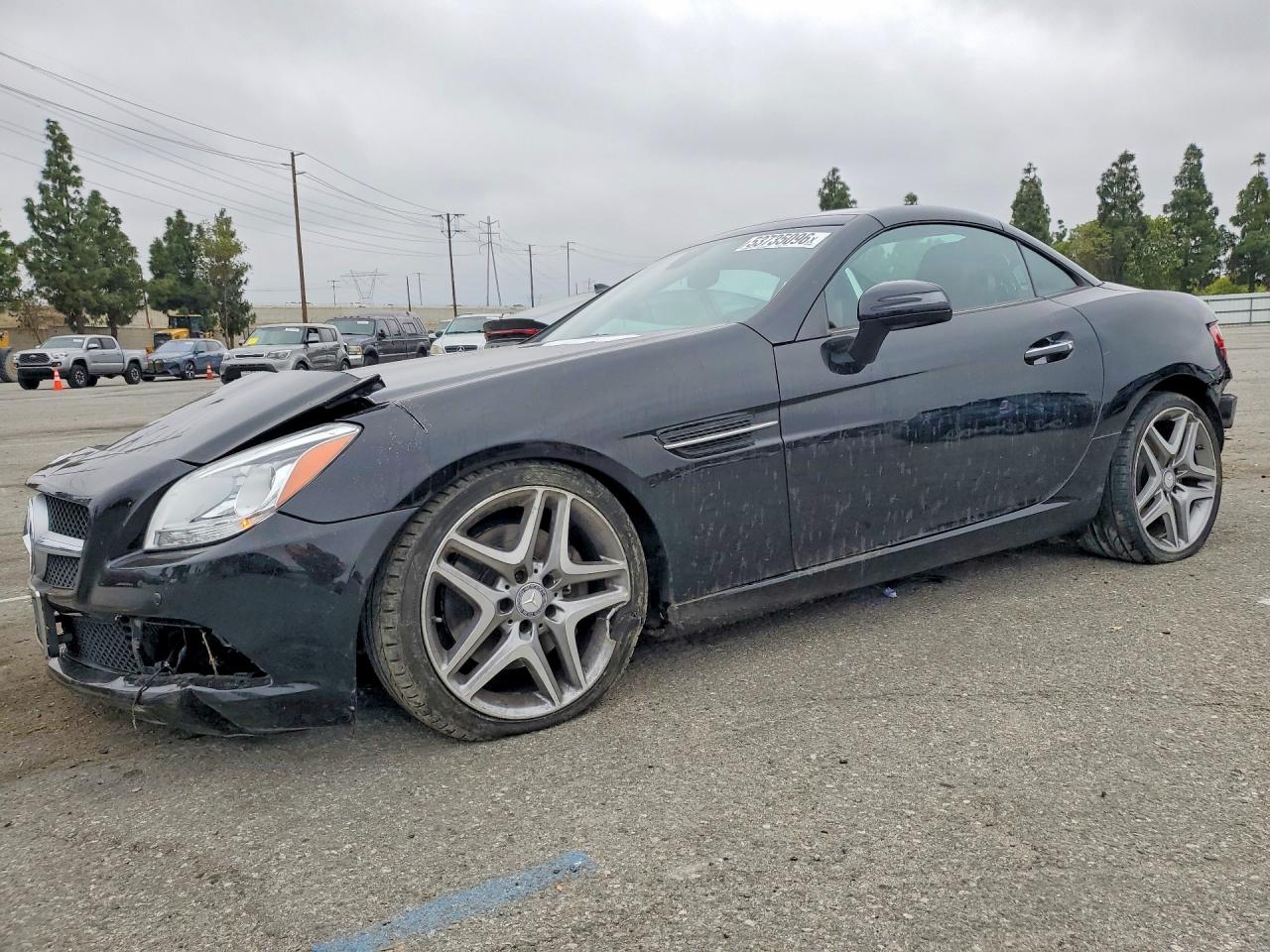 2016 Mercedes-Benz SLK 300, VIN WDDPK3JA6GF115202 — Burn