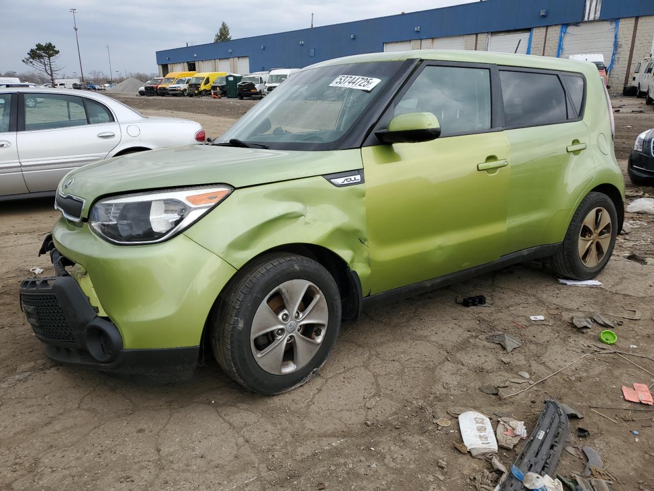 2016 Kia Soul, VIN KNDJN2A20G7828083 — Front end