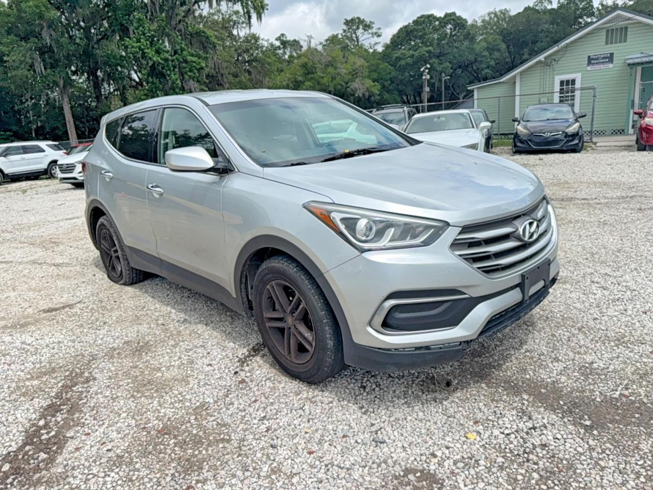 2018 Hyundai Santa Fe 2.4L, VIN 5XYZT3LB6JG558170 — Engine fire
