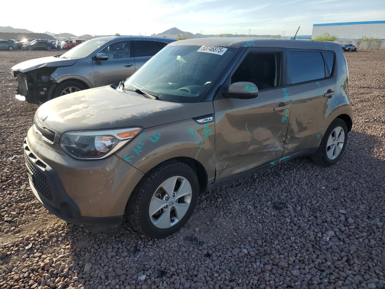 2016 Kia Soul, VIN KNDJN2A22G7318950 — Side