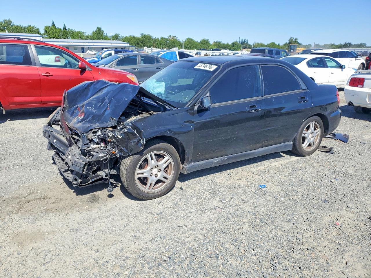 2004 Subaru Impreza WRX, VIN JF1GD29604H521609 — Перед