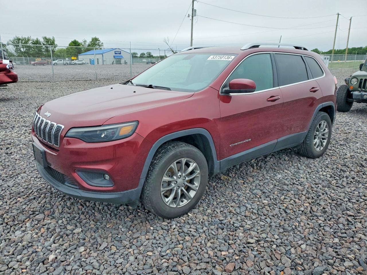2019 Jeep Cherokee Latitude Plus, VIN 1C4PJMLX1KD433169 — Hail