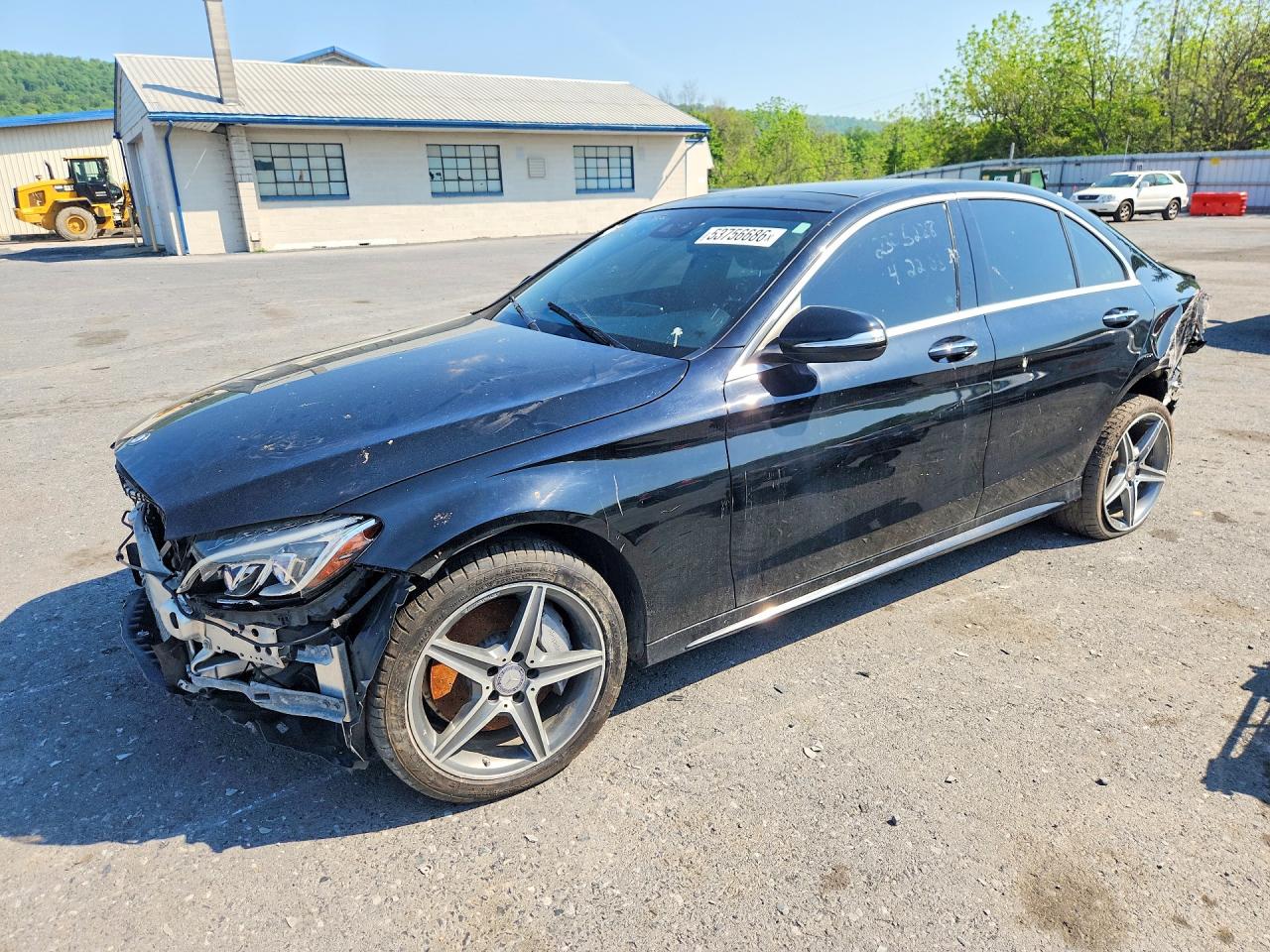 2015 Mercedes-Benz C 300, VIN 55SWF4KB8FU006099 — Зад