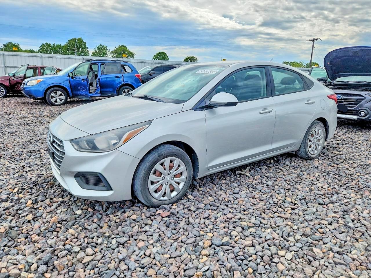 2019 Hyundai Accent SE, VIN 3KPC24A30KE050897 — Hail