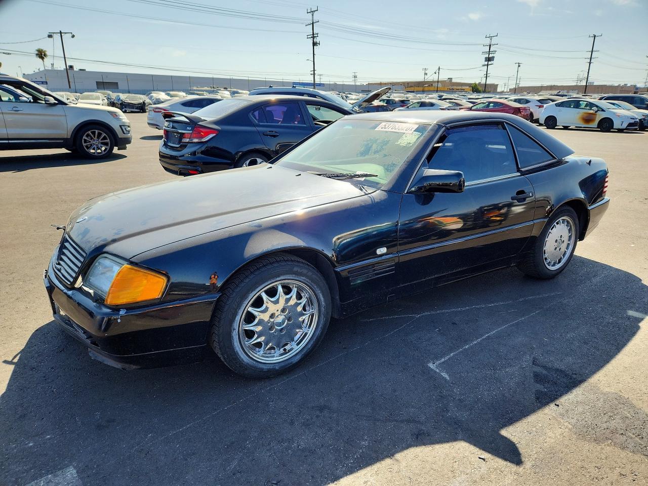 1991 Mercedes-Benz SL, VIN WDBFA66E2MF018840 — Front end