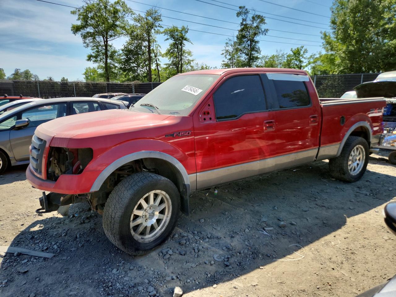 2009 Ford F-150 XL, VIN 1FTPW14V49FA44909 — Missing or altered VIN