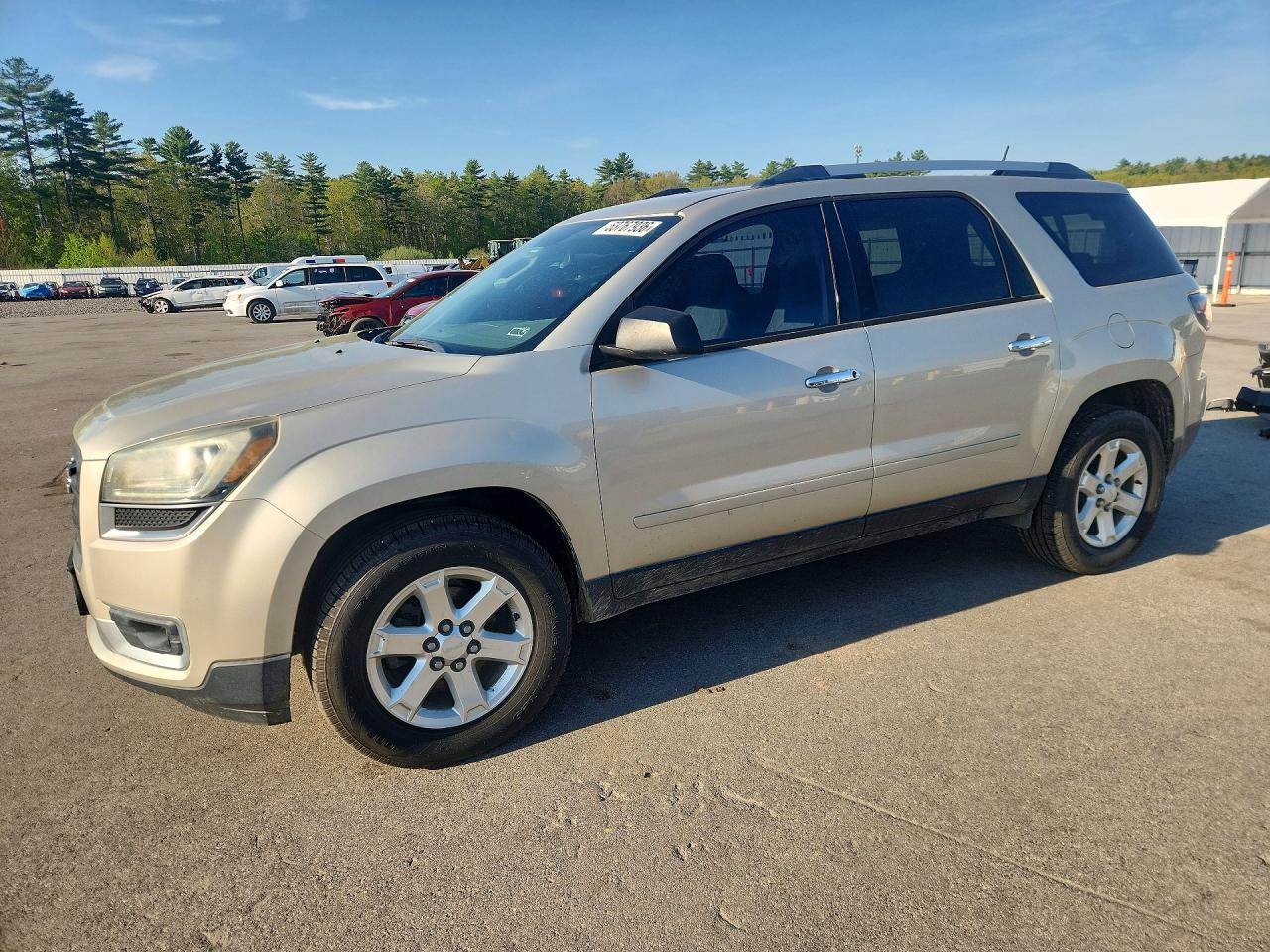2016 GMC Acadia SLE, VIN 1GKKRNED2GJ287034 — Stripped