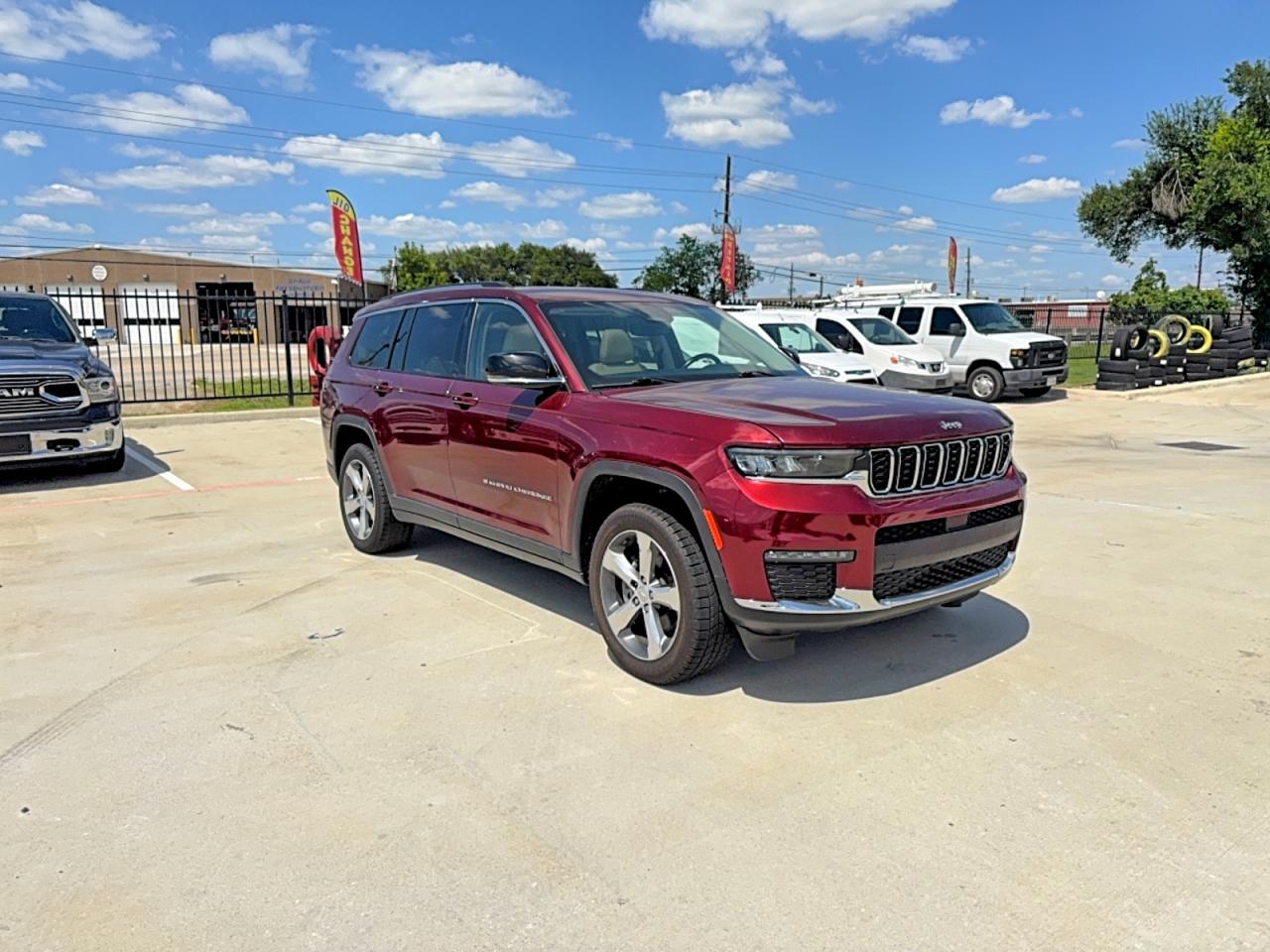 2021 Jeep Grand Cherokee Limited, VIN 1C4RJKBG0M8173017 — Ранее повреждён