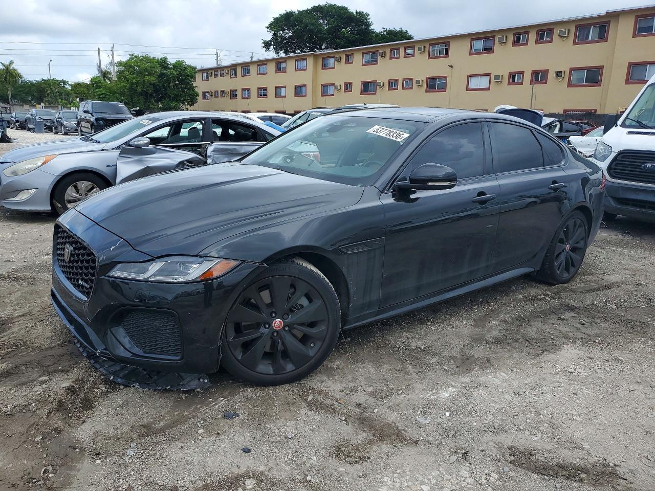 2022 Jaguar XF R-Dynamic SE, VIN SAJBL4GX7NCY91115 — Side