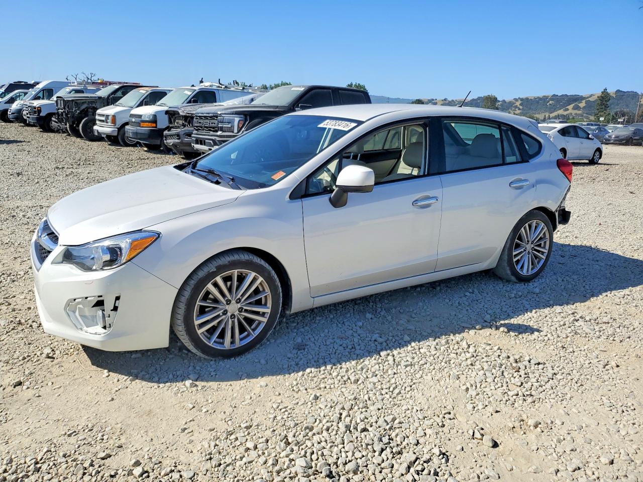 2014 Subaru Impreza Limited, VIN JF1GPAG64E8280319 — Rear end
