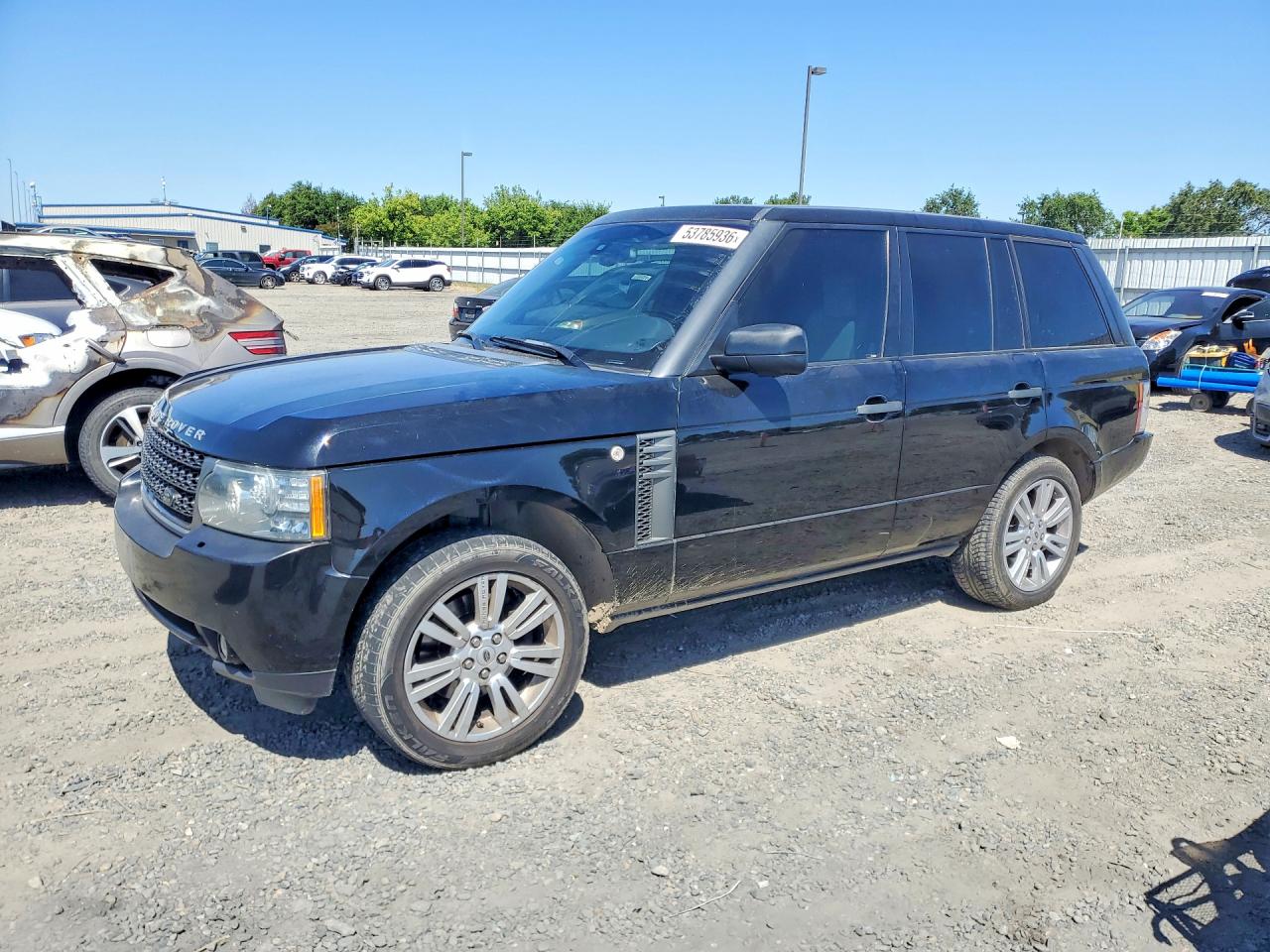 2011 Land Rover Range Rover HSE Lux, VIN SALMF1D4XBA354830 — Rear end