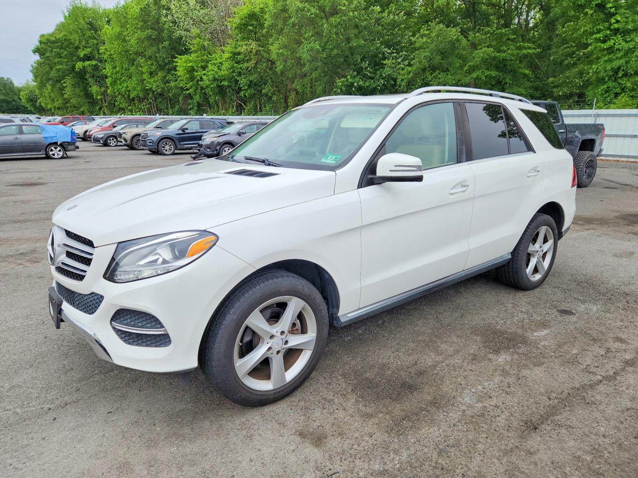 2017 Mercedes-Benz GLE 350, VIN 4JGDA5JB6HA853595 — Side