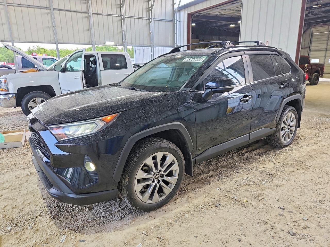 2019 Toyota RAV4 XLE Premium, VIN 2T3A1RFV5KW078104 — Hail