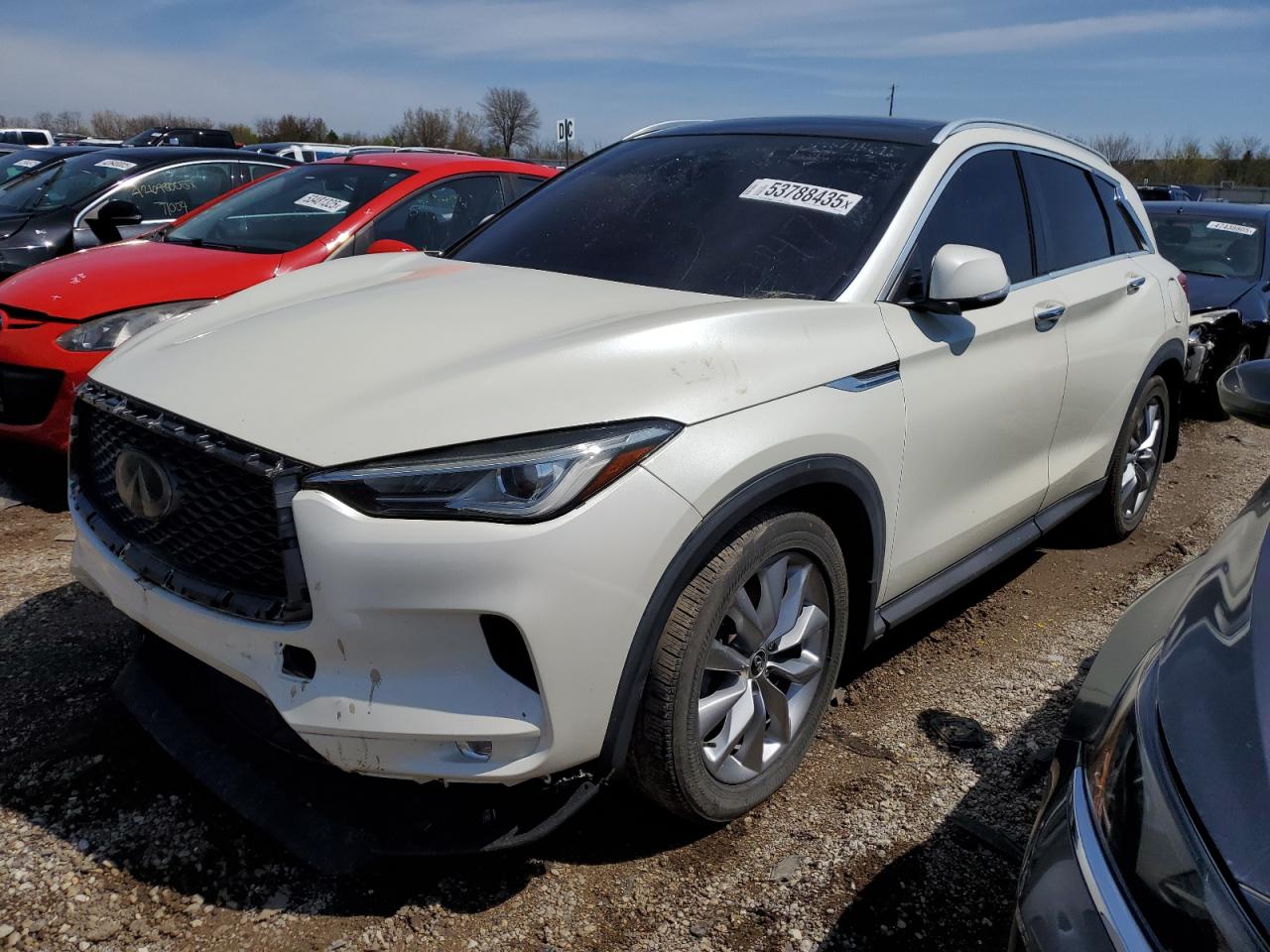 2019 Infiniti QX50 Luxe, VIN 3PCAJ5M13KF137147 — Replaced VIN