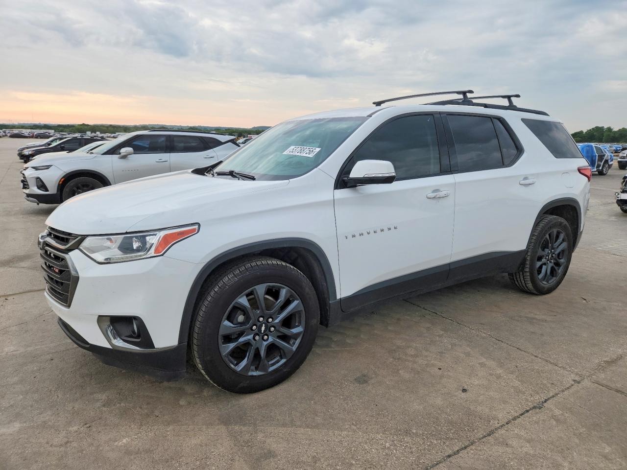 2019 Chevrolet Traverse RS, VIN 1GNERJKW0KJ276962 — Rear end