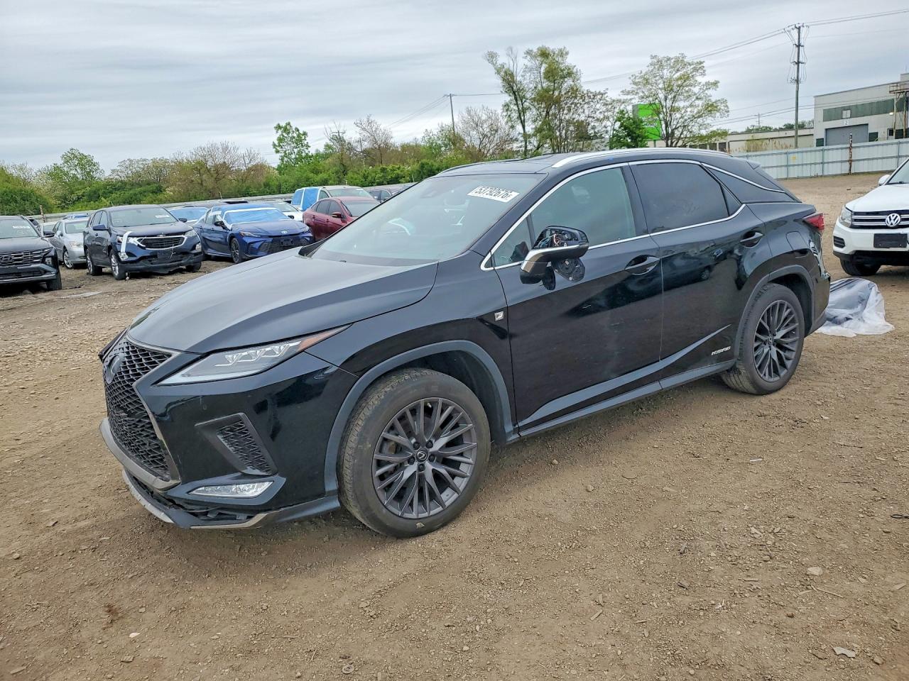 2021 Lexus RX 450h F Sport, VIN 2T2YGMDA5MC071887 — Вандализм