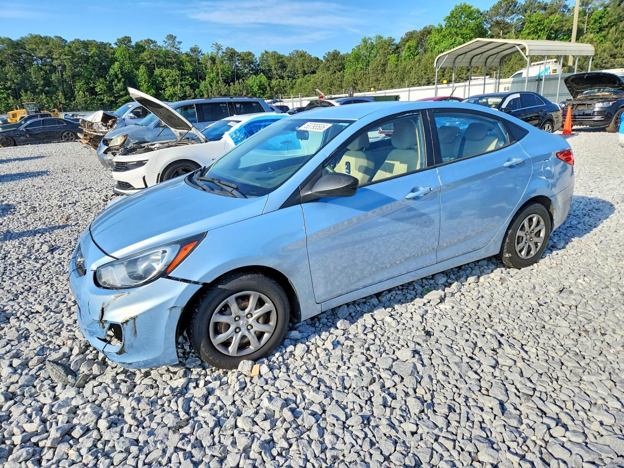 2014 Hyundai Accent GLS, VIN KMHCT4AE4EU663010 — Front end