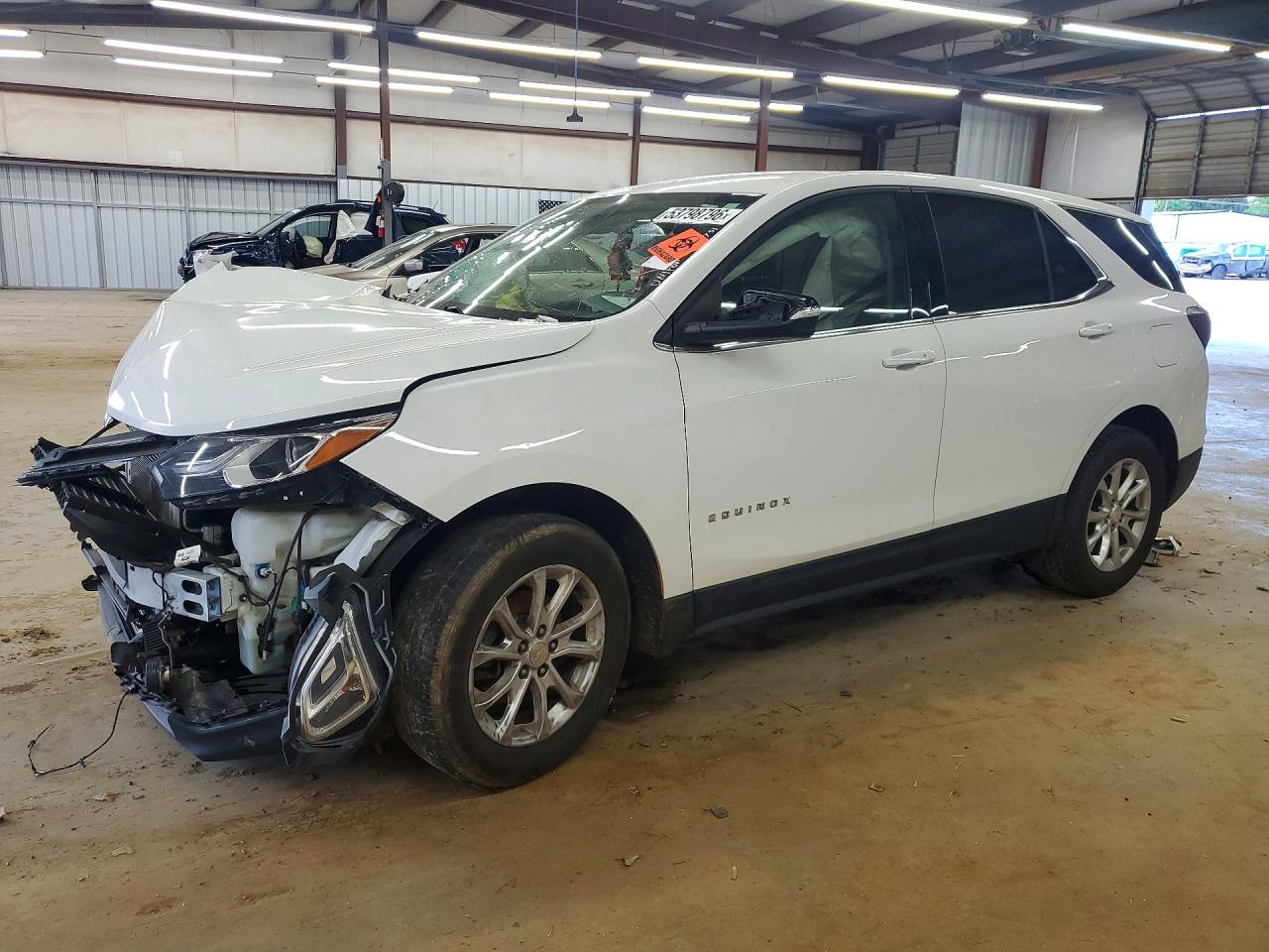 2019 Chevrolet Equinox LT, VIN 3GNAXJEV0KS607691 — Frame damage