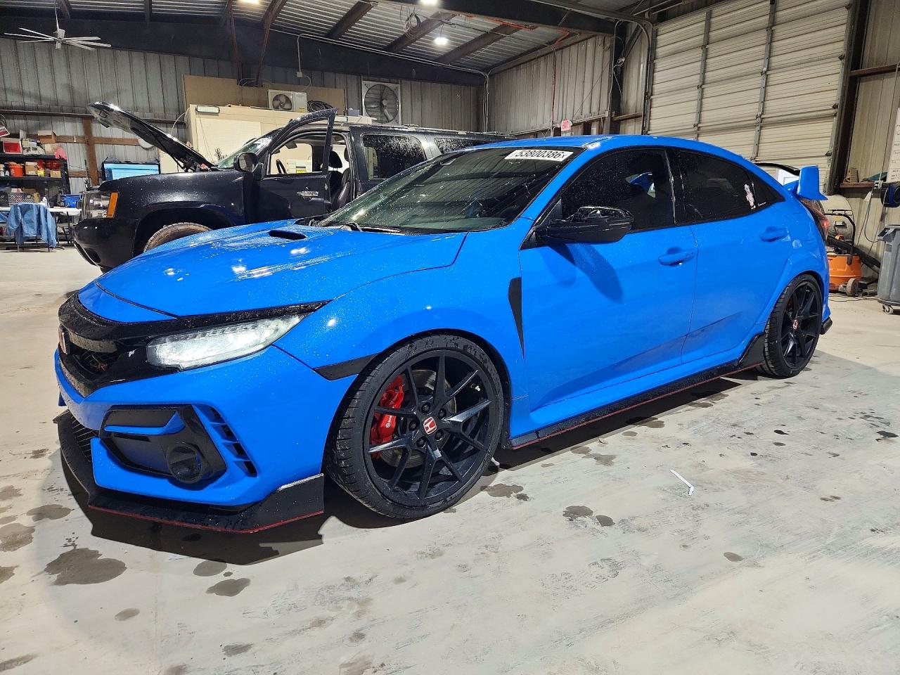 2021 Honda Civic Type R Touring, VIN SHHFK8G76MU200361 — Hail