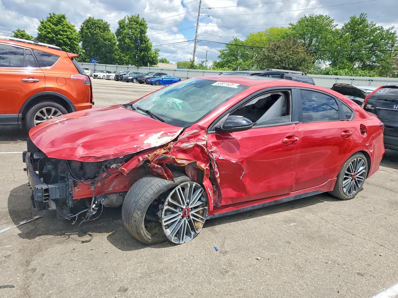 2023 Kia Forte GT, VIN 3KPF44ACXPE618328 — Перед