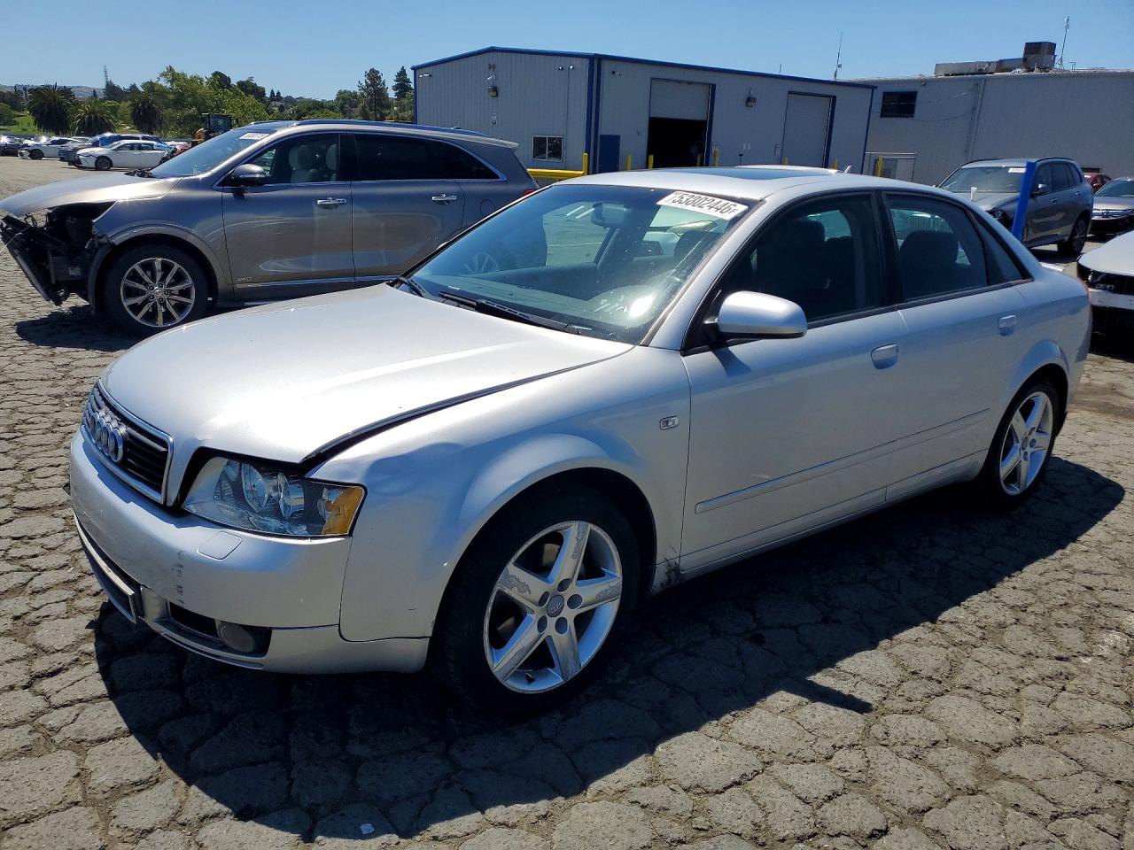 2005 Audi A4 1.8T, VIN WAUJC68E05A096158 — Front end