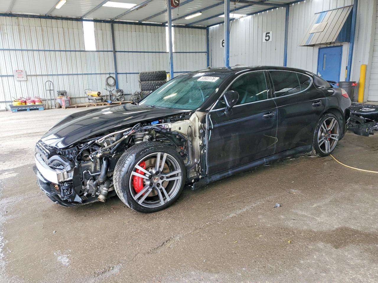 2012 Porsche Panamera Turbo, VIN WP0AC2A7XCL091204 — Front end