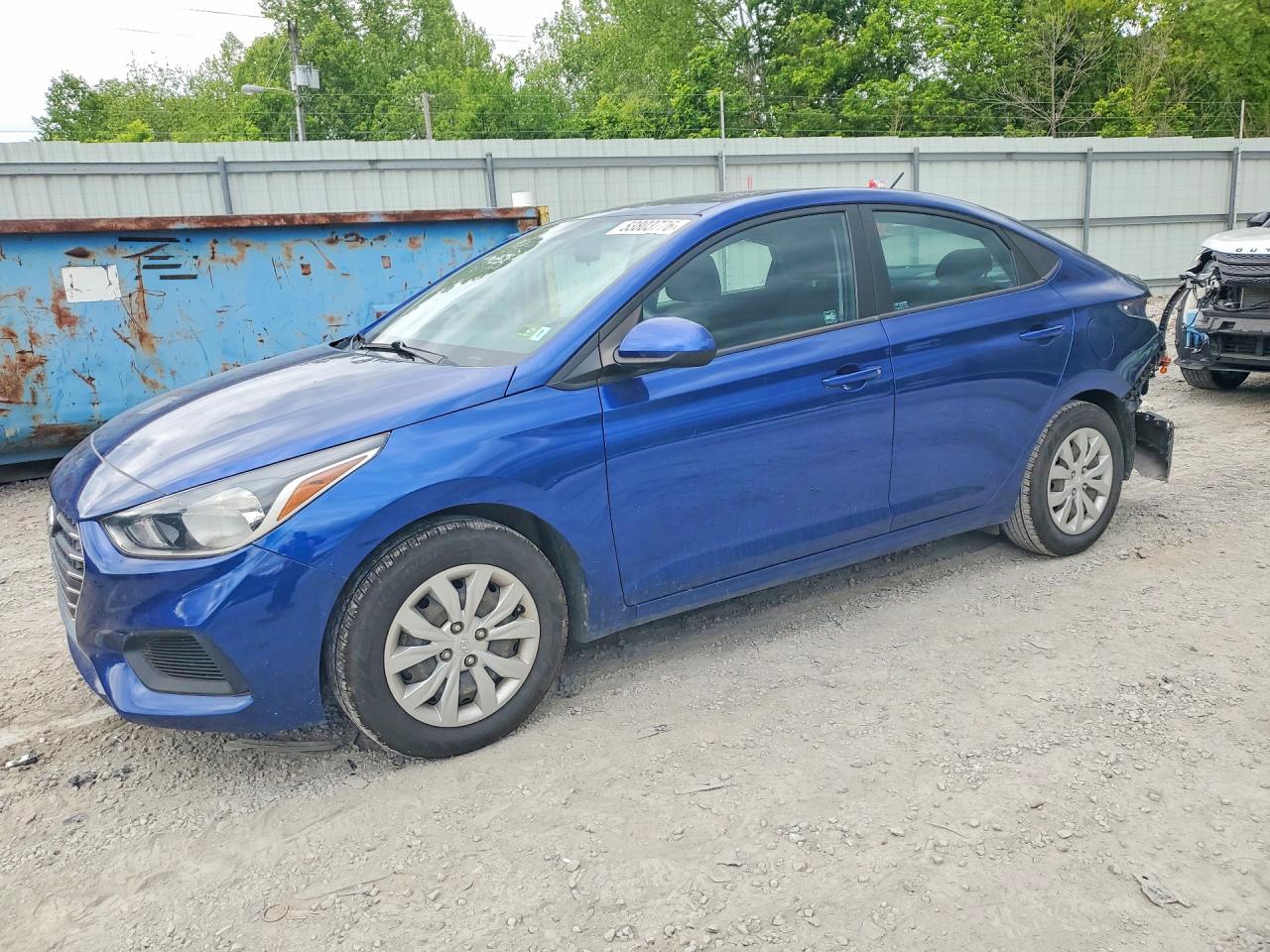 2021 Hyundai Accent SE, VIN 3KPC24A68ME136262 — Rear end