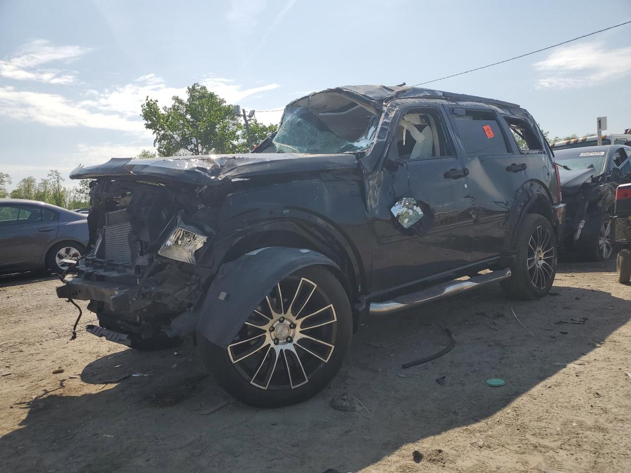 2007 Dodge Nitro R/T, VIN 1D8GU58617W618221 — Опрокидывание