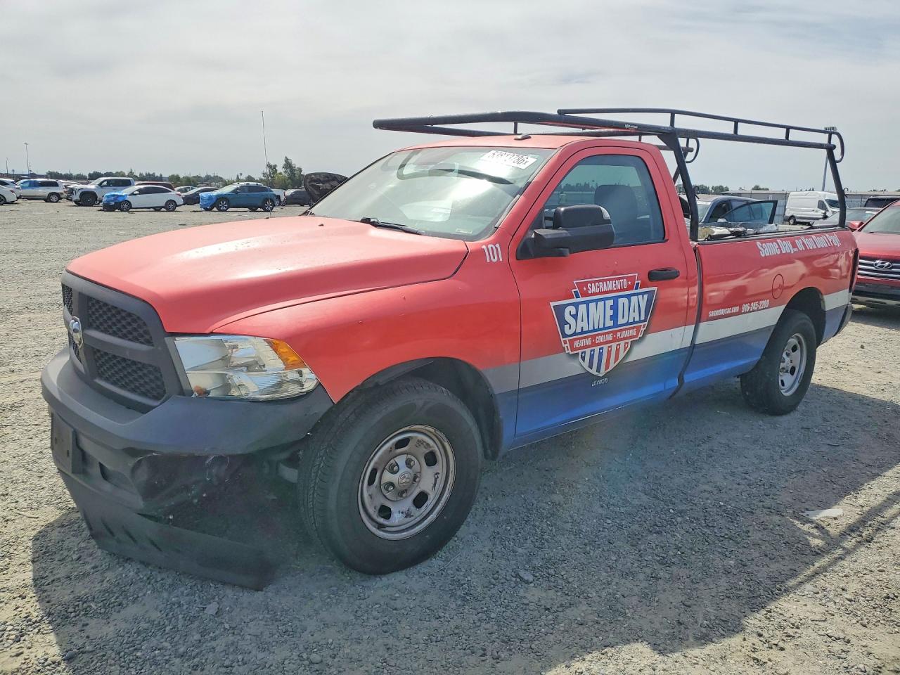 2022 Ram 1500 Tradesman, VIN 3C6JR6DG7NG429599 — Minor dents and scratches