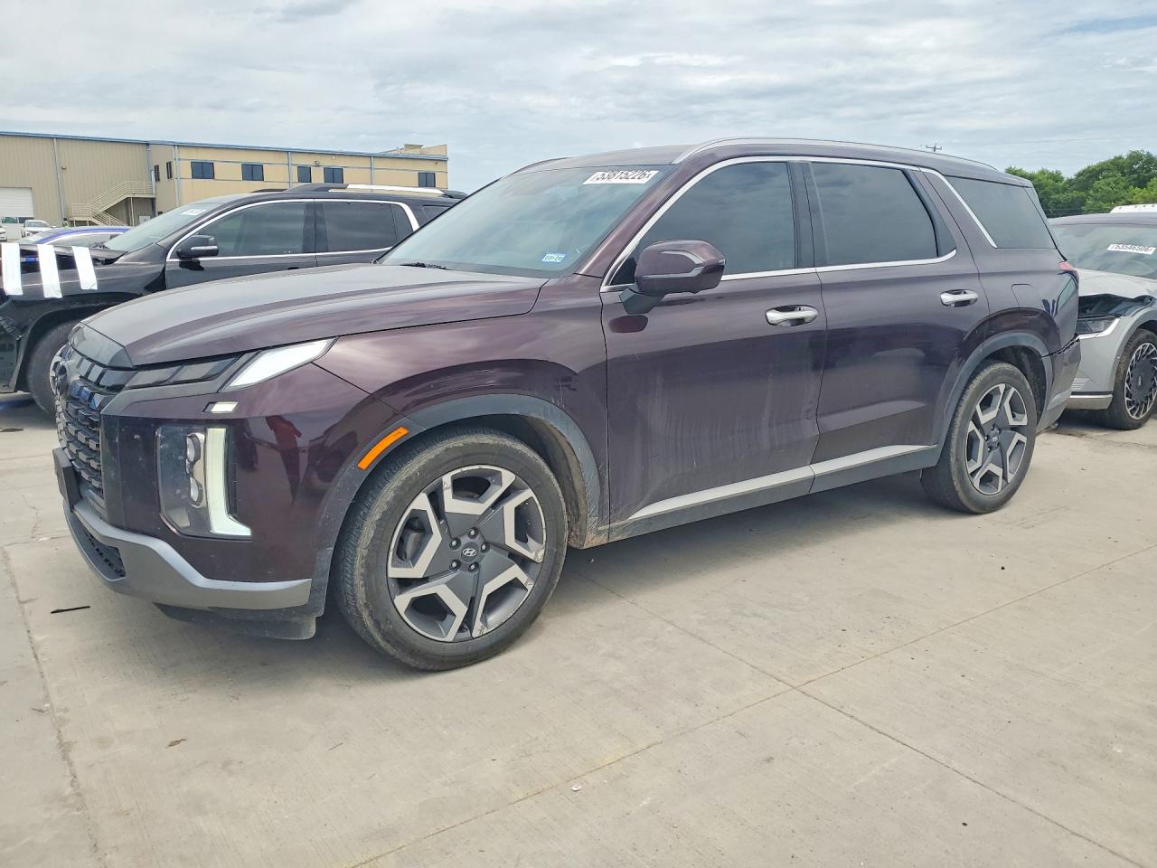 2024 Hyundai Palisade SEL, VIN KM8R44GE7RU729456 — Rear end