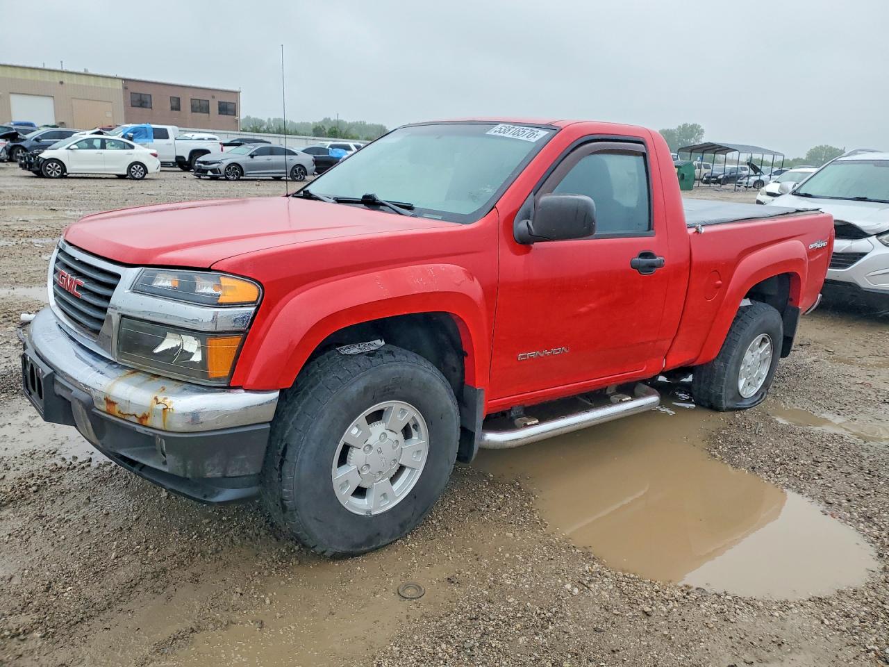 2005 GMC Canyon SL Z85, VIN 1GTDT146958105853 — Frame damage