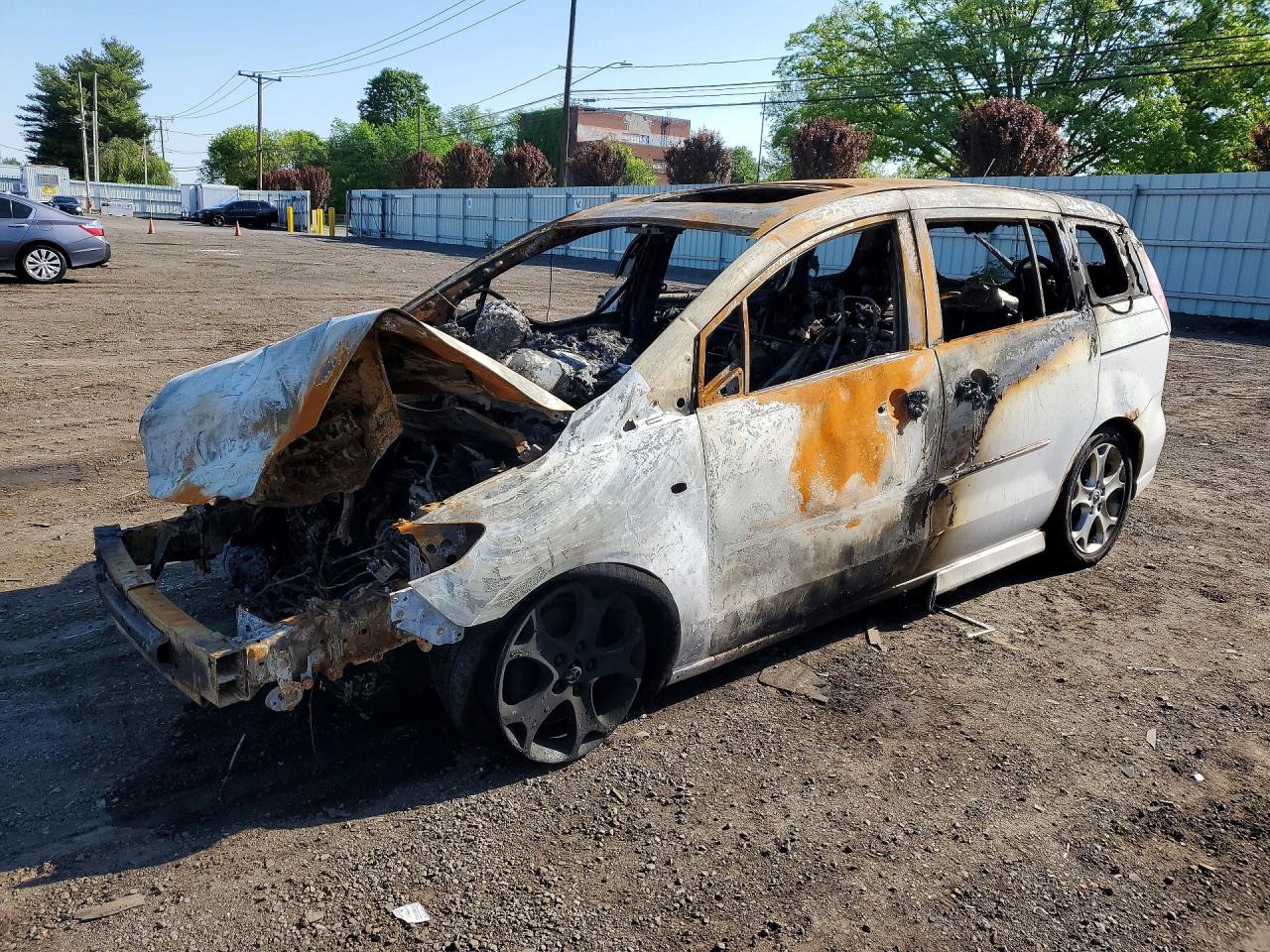 2008 Mazda 5 Sport, VIN JM1CR29L280318452 — Burn