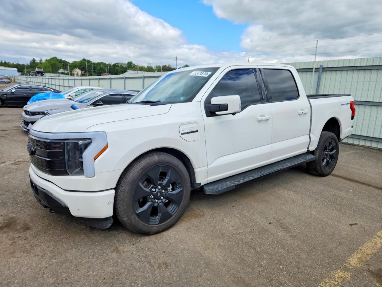 2022 Ford F-150 Lightning Pro, VIN 1FT6W1EV5NWG02979 — Front end