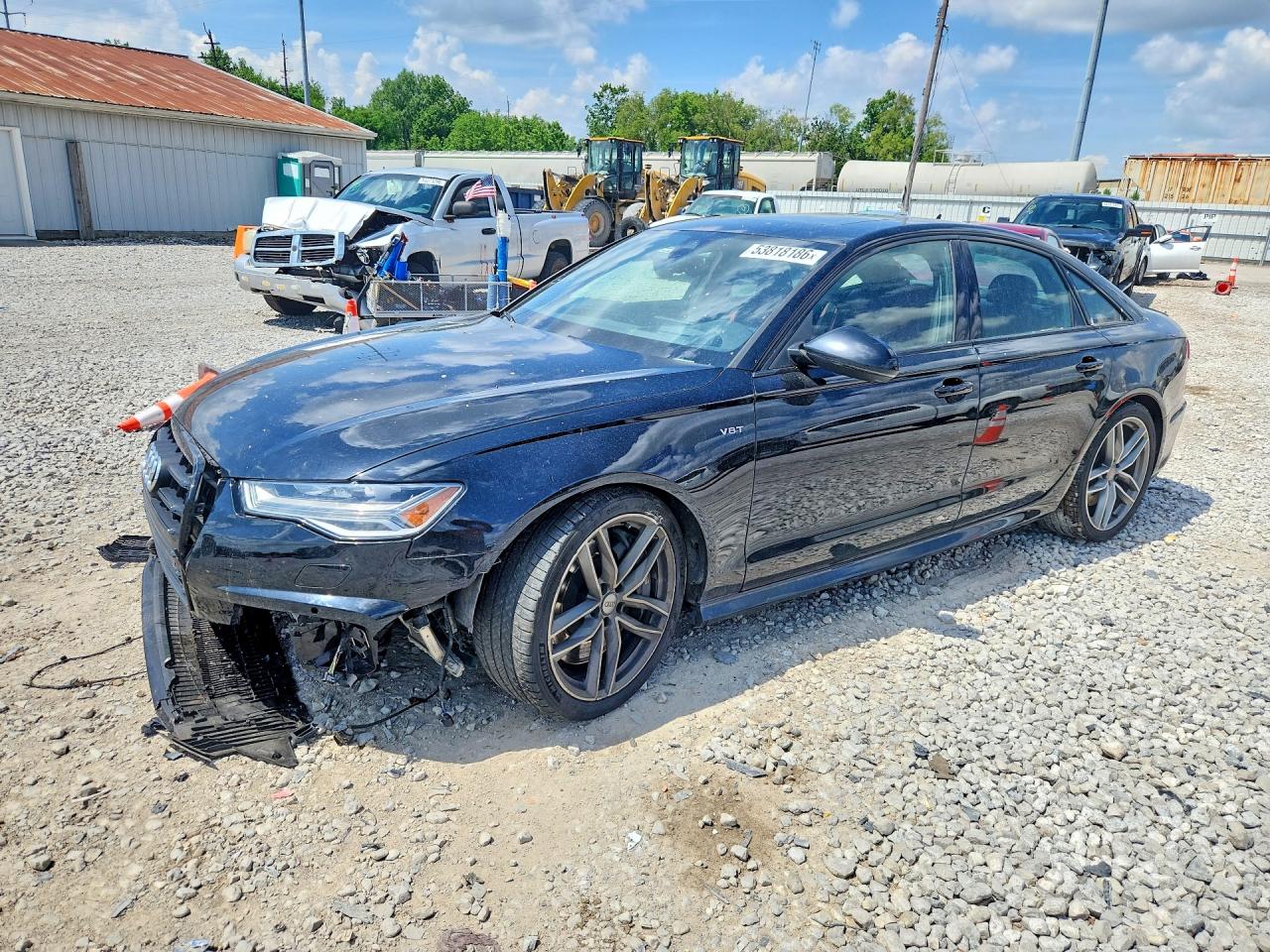 2017 Audi S6 Prestige, VIN WAUHFBFC3HN039823 — Перед