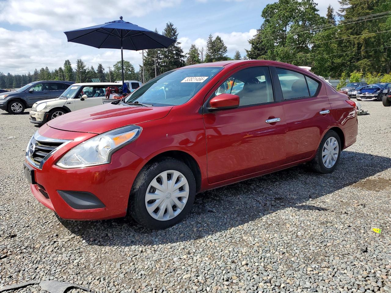2015 Nissan Versa S, VIN 3N1CN7AP6FL812971 — Мелкие вмятины и царапины