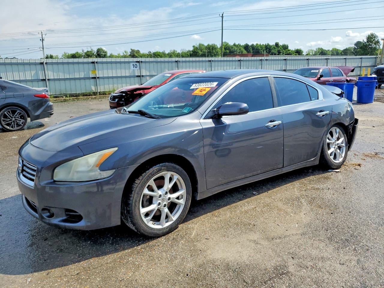 2012 Nissan Maxima SV, VIN 1N4AA5AP7CC812205 — Зад