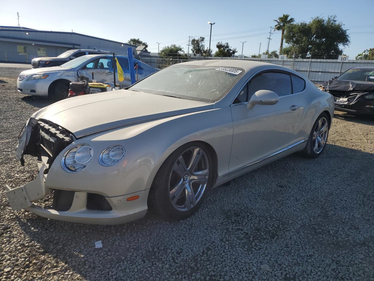 2012 Bentley Continental GT, VIN SCBFR7ZA8CC070923 — Front end
