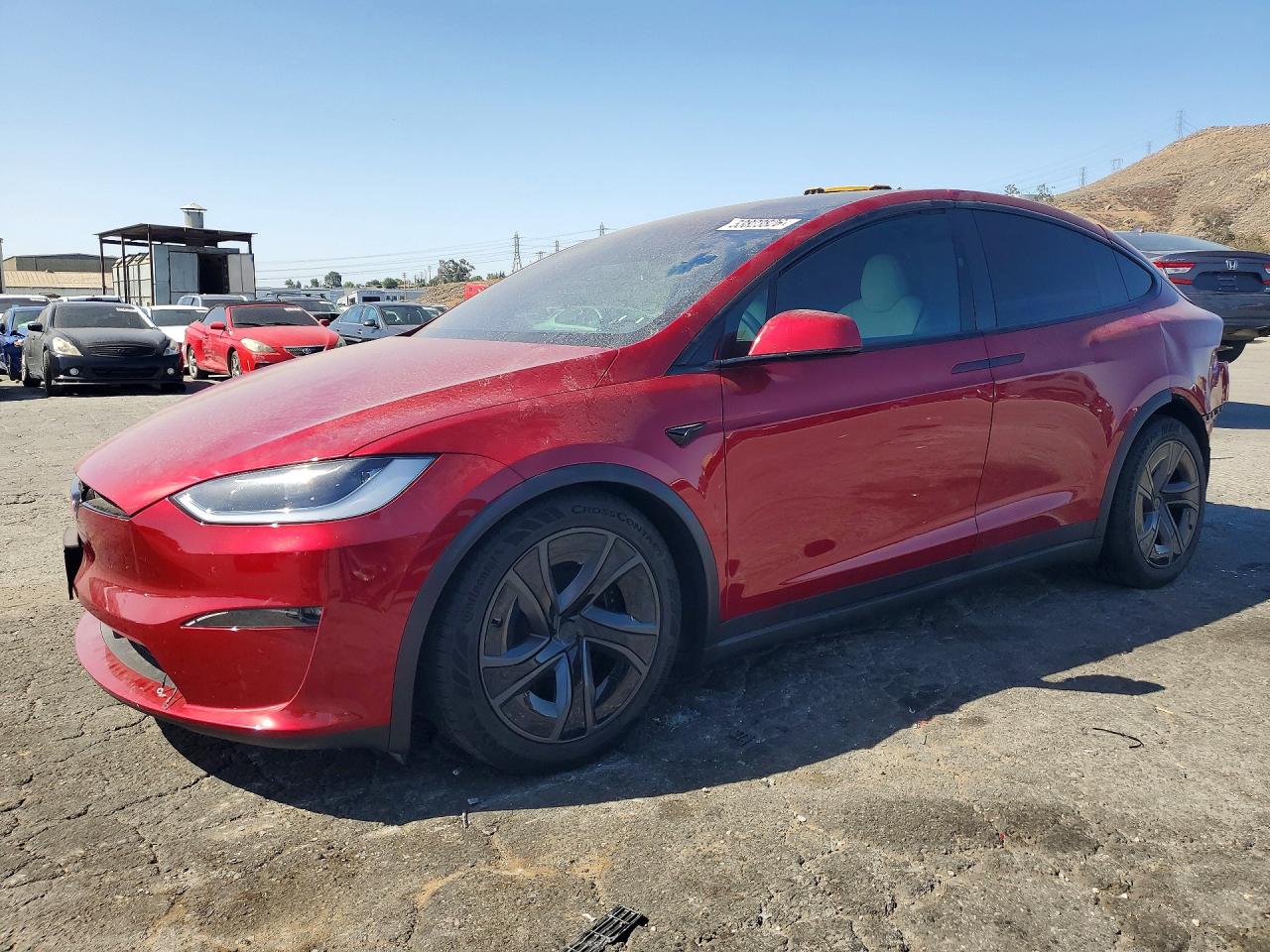 2026 Tesla Model X, VIN 7SAXCBE59TF473345 — Rear end
