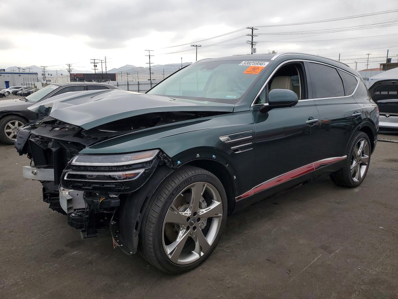 2023 Genesis GV80 Advanced Plus, VIN KMUHCESC7PU129433 — Front end