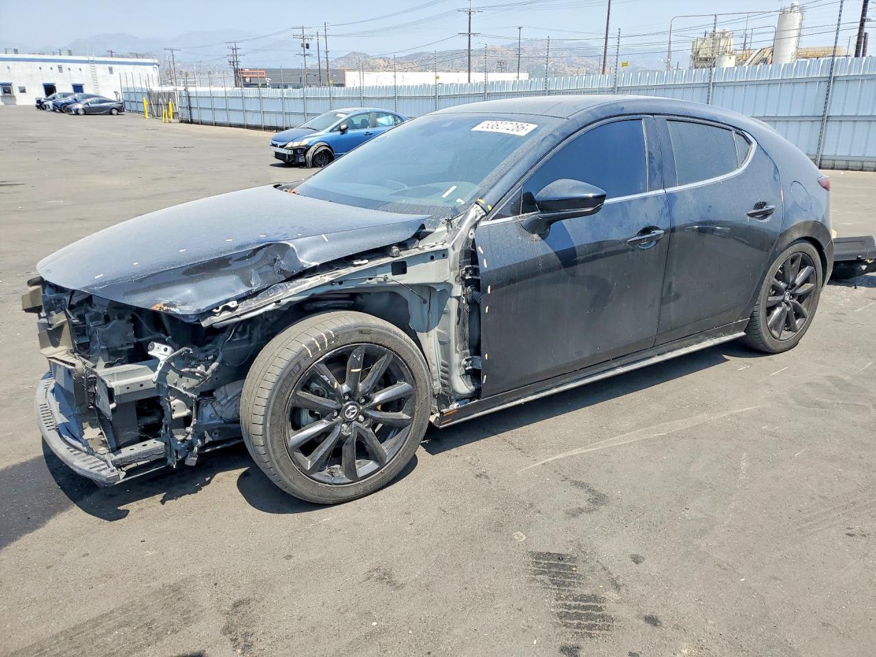 2021 Mazda 3 2.5 Turbo, VIN JM1BPBJY2M1343591 — Front end