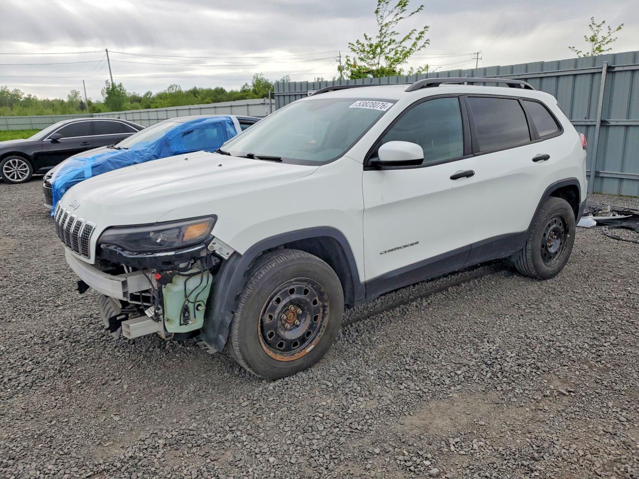 2019 Jeep Cherokee Sport, VIN 1C4PJMAX0KD142648 — Frame damage