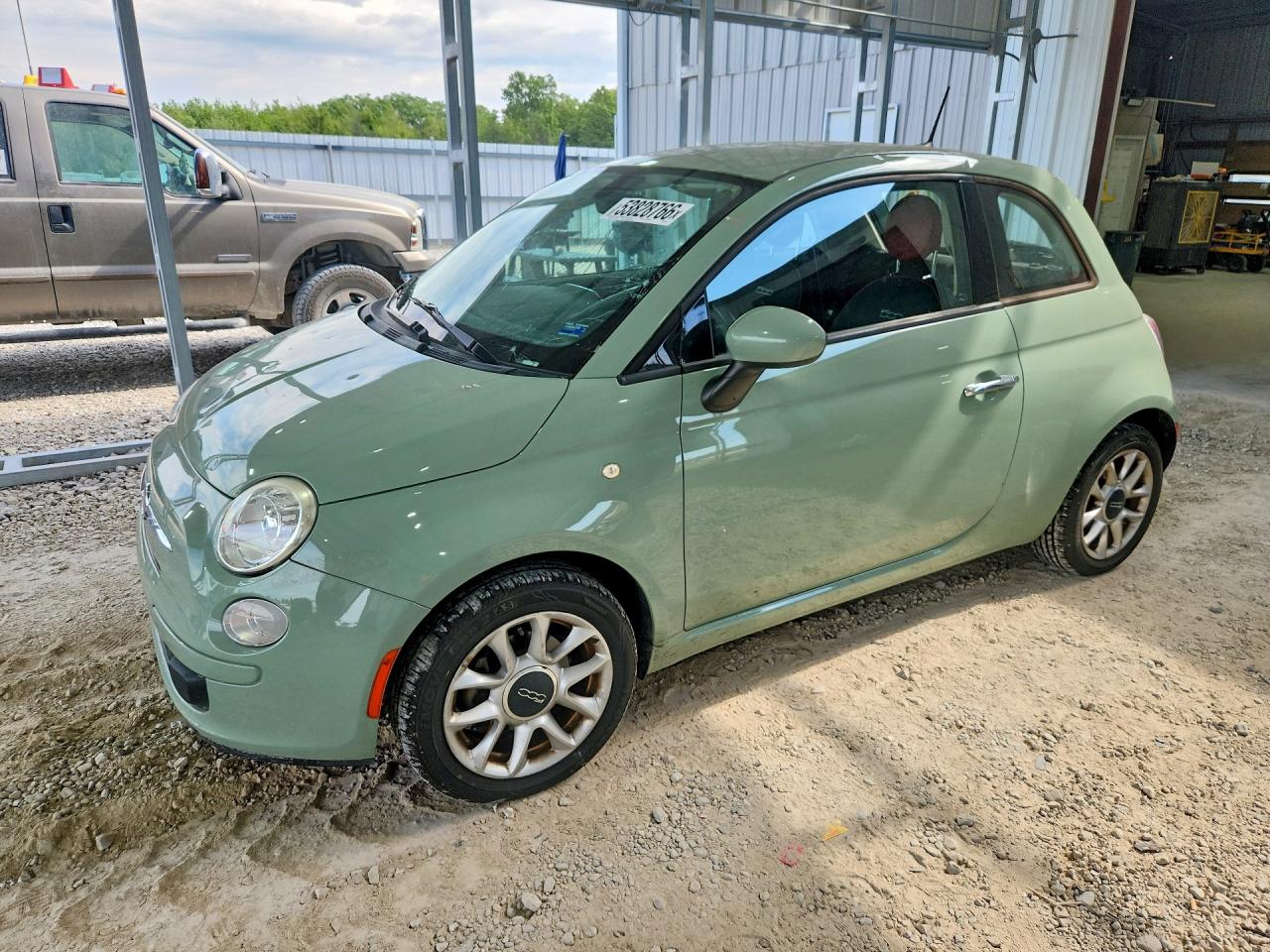 2017 FIAT 500 Pop, VIN 3C3CFFKR0HT580251 — Hail