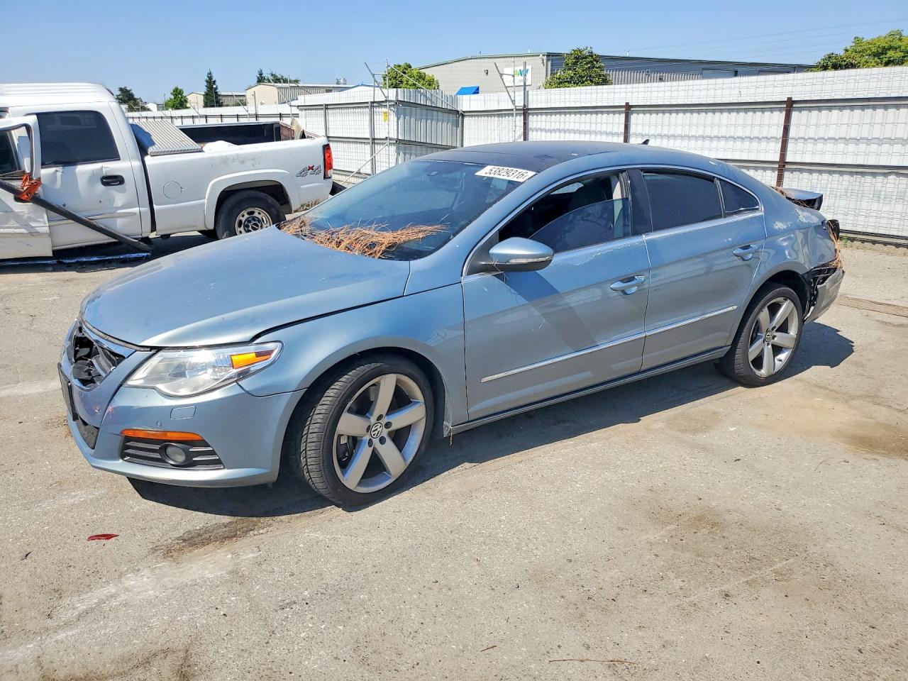 2009 Volkswagen CC 4Motion, VIN WVWGU73C09E535217 — Rear end